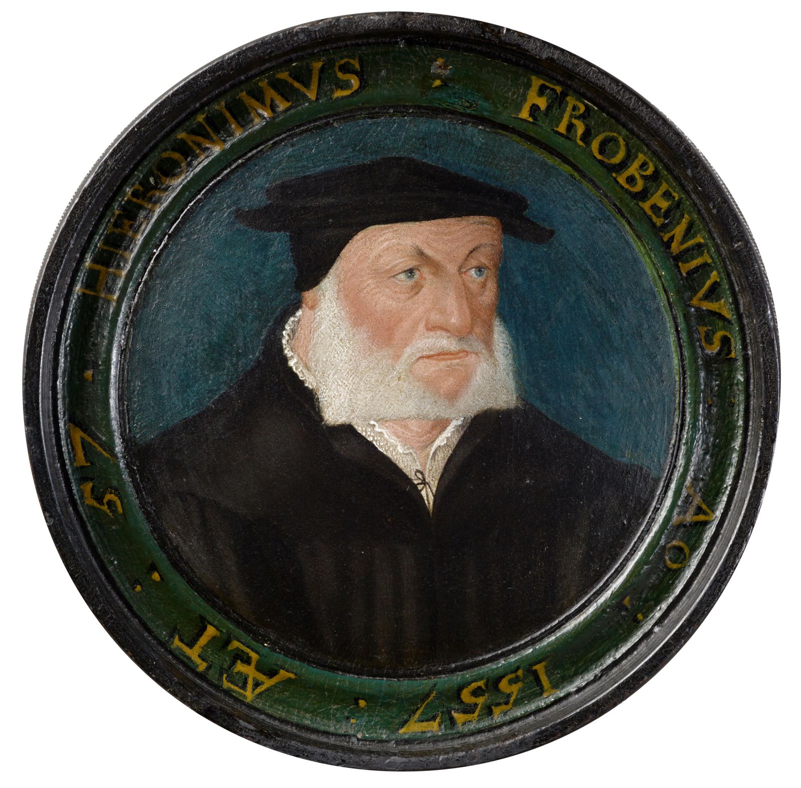 Kapselbildnis des Hieronymus Froben, mit Deckel