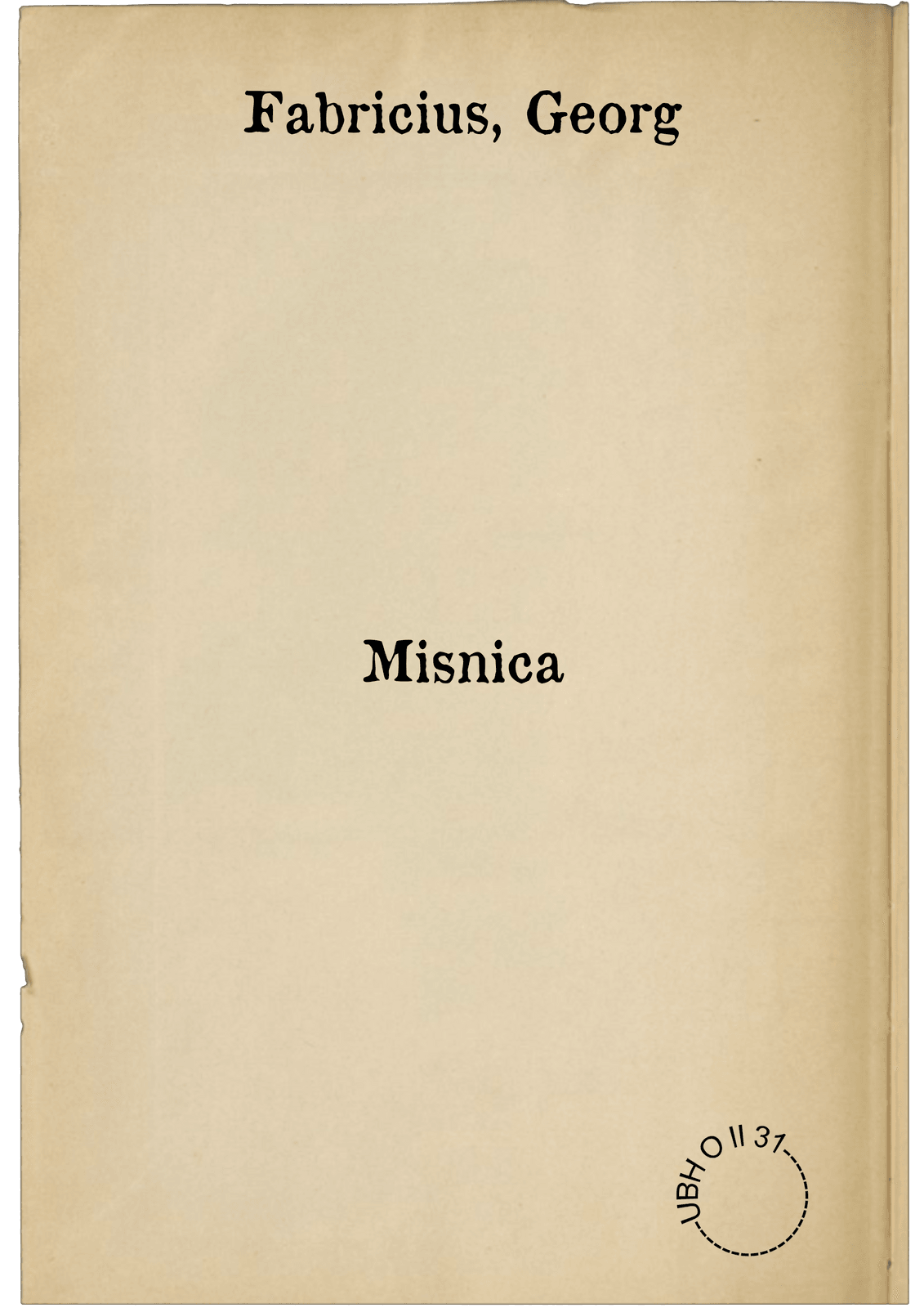 Misnica