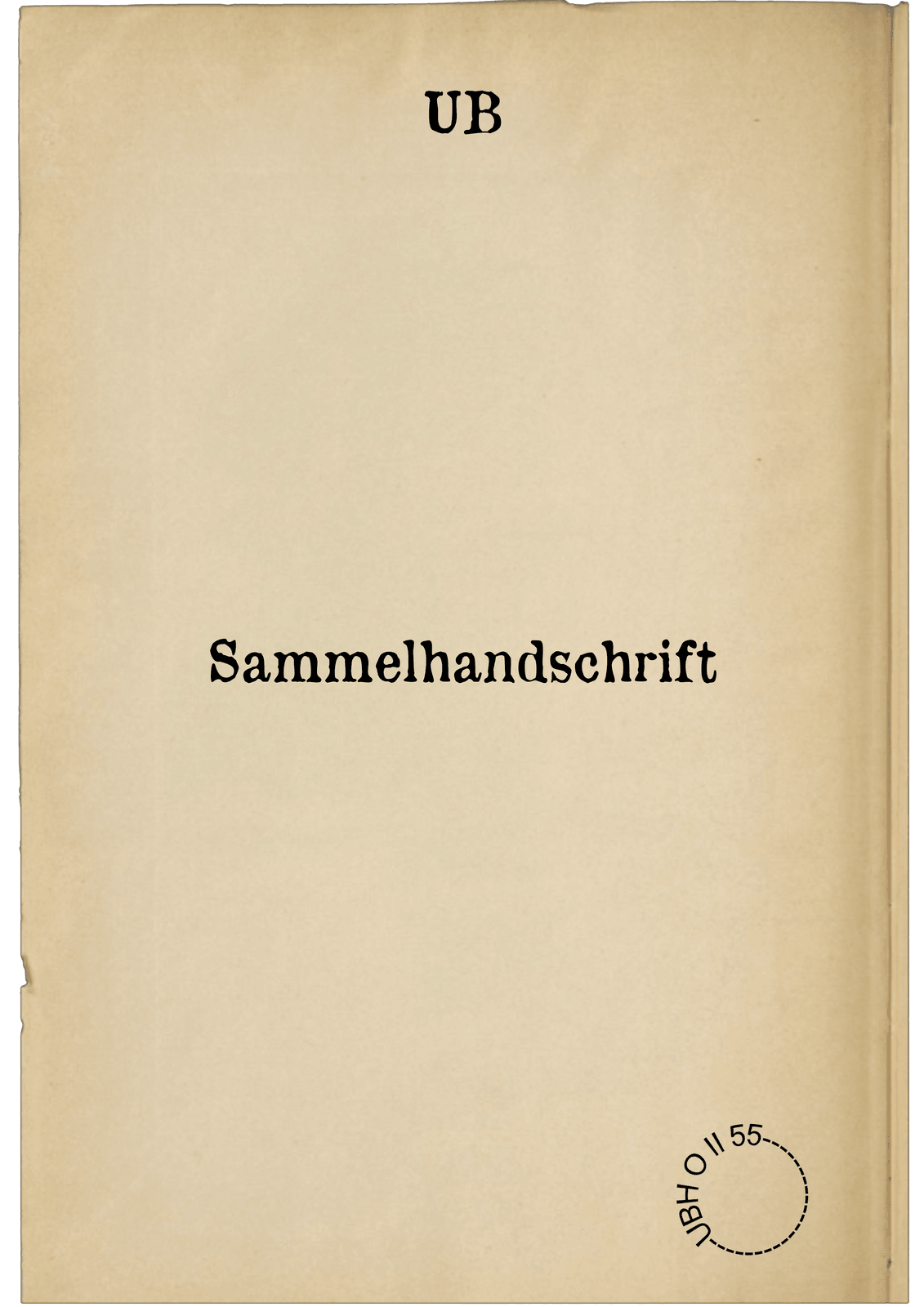 Sammelhandschrift