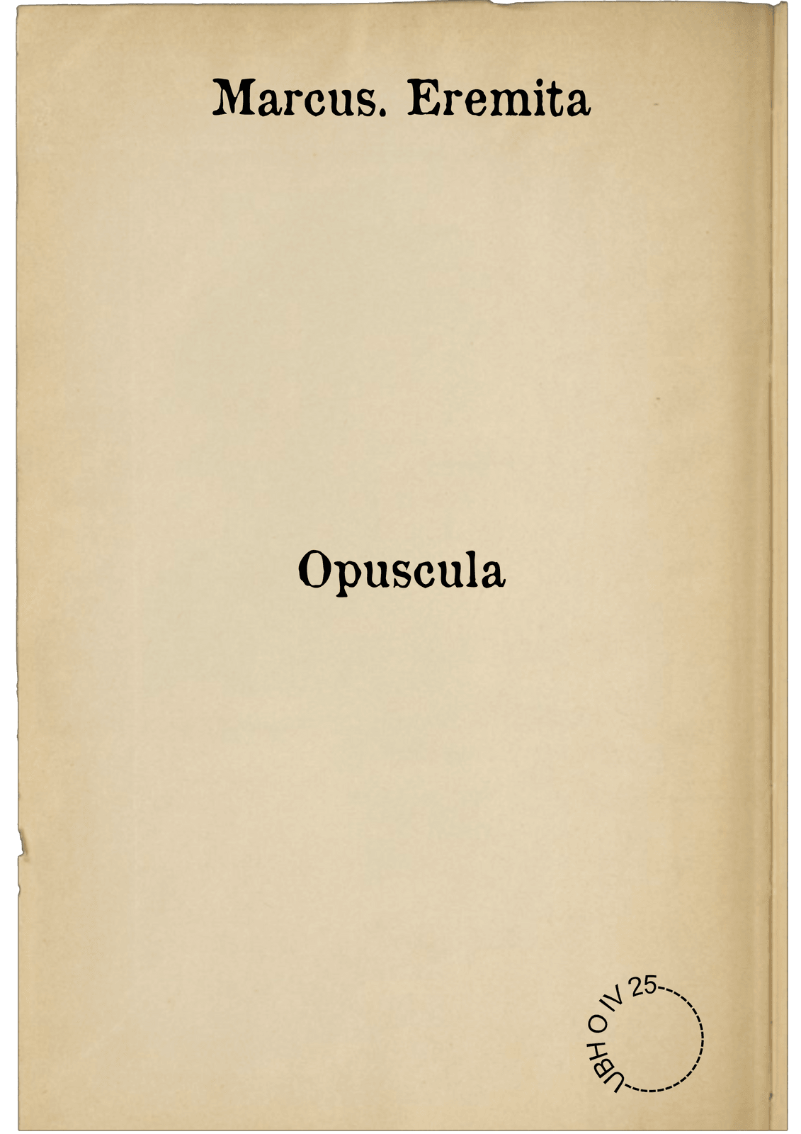 Opuscula