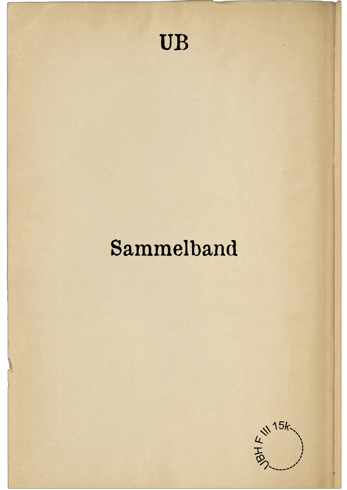 Sammelband