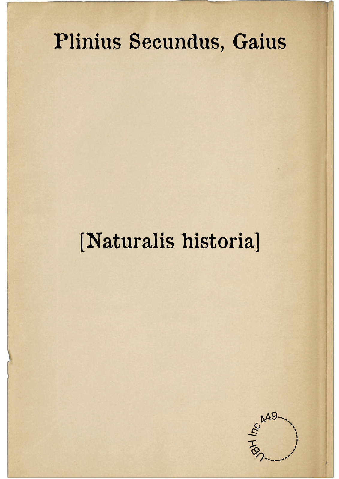 [Naturalis historia]