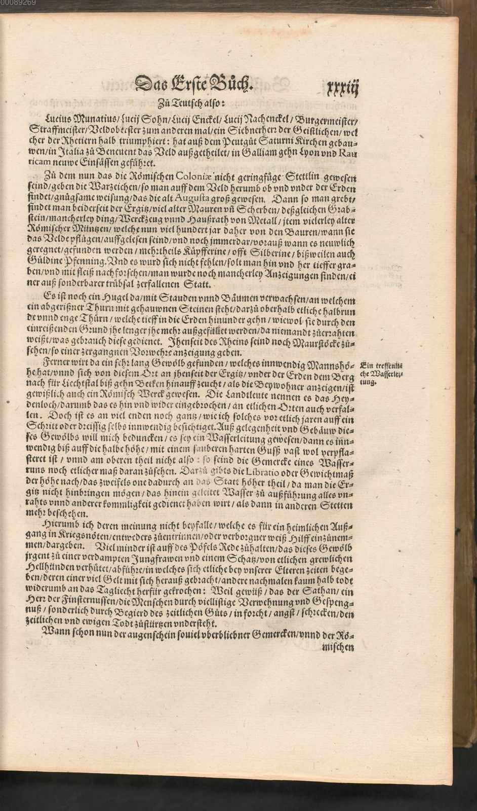 Bassler Chronick. Darinn alles, was sich in Oberen Teutschen Landen, nicht nur in der Statt und Bistumbe Basel, von ihrem Ursprung her ... biss in das gegenwirtige M.D.LXXX Jar, gedenckwirdigs zugetragen: Sonder auch der Eydtgnoschafft, Burgund, Elsass und Breissgow ... mit eingemischte Historische sachen, warhafftig beschrieben: sampt vieler Herrschafften und Geschlechtern Wapen und Stammbäumen : Neuwlich auss unzalbarlicher menge Scribenten, Briefen, Büchern, Schrifften und Verzeichnussen ... weit her zusamen getragen