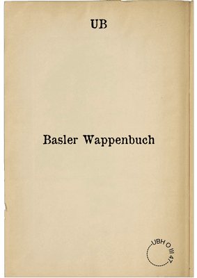 Basler Wappenbuch
