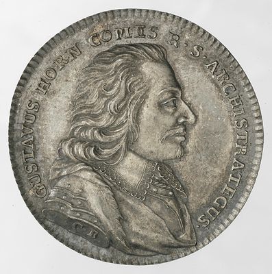Medaille: Schwedische Akademie: auf Gustav Horn (1592-1637)