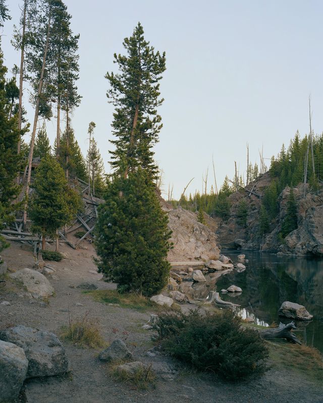 Firehole River Swimming Hole, Yellowstone National Park, Wyoming