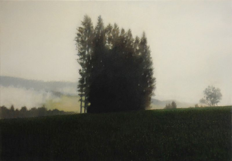 BAUMGRUPPE / Oel auf Leinwand / 60 x 40 cm / 2016