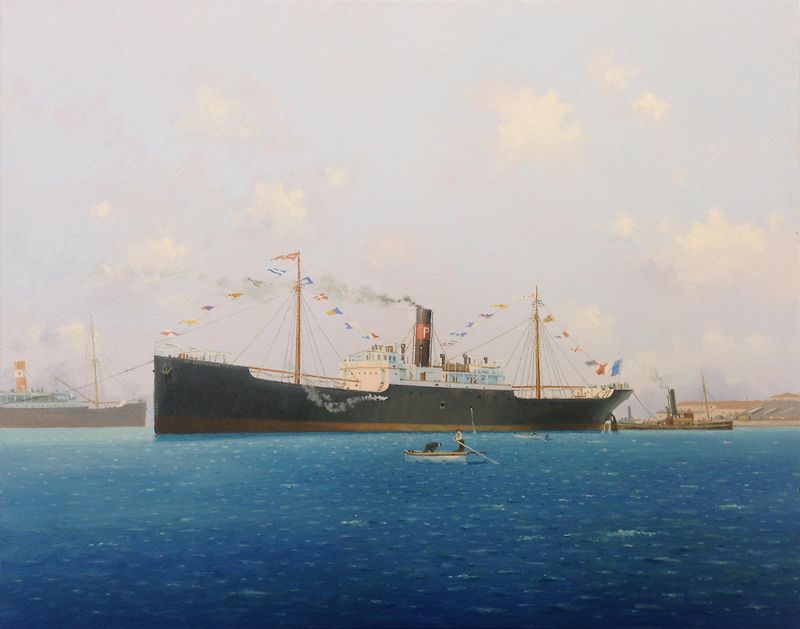 LA BAYONNAISE / Oel auf Leinwand 50x40 / 2017 *