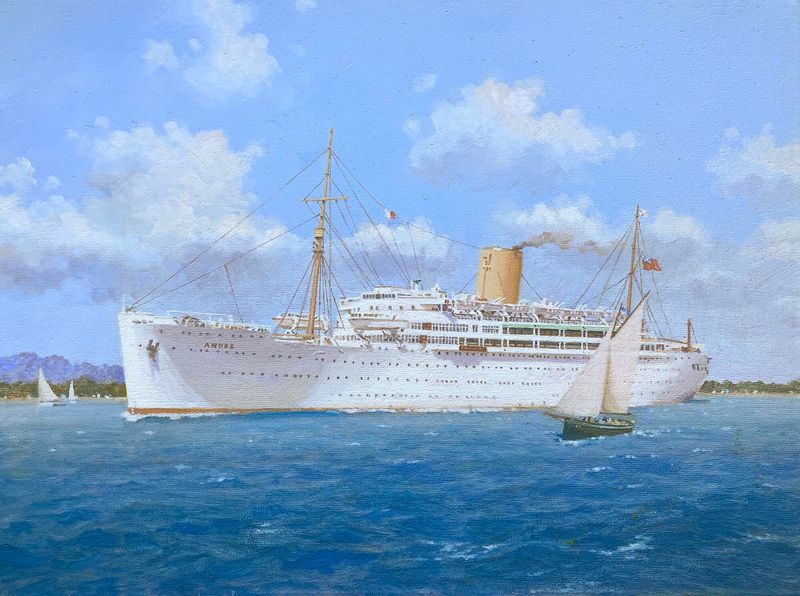 RMS AANDES / Oel auf Leinwand 30 x 40 cm / 2023