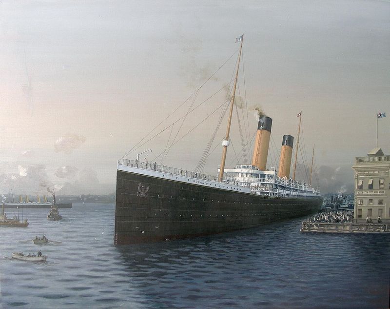RMS OCEANIC 1899 New York / Oel auf Leinwand / 2007 *