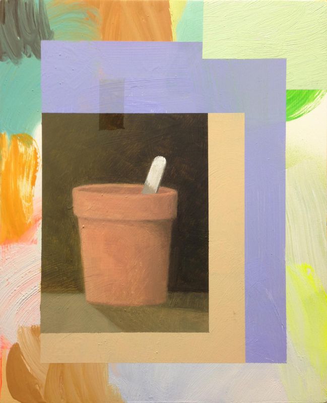 STÄNGELI IM TOPF / Abstarkt