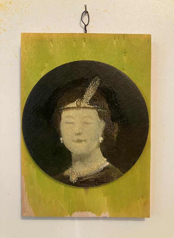 Madame / Oel auf Leinwand 15x10cm / 2023