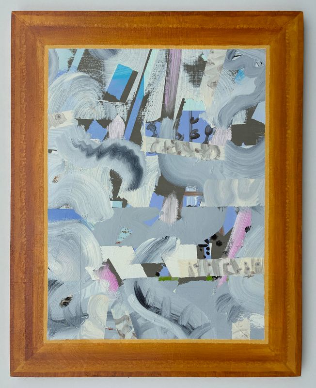 O.T. / Mixed Media auf Holz 40x50cm / 2025