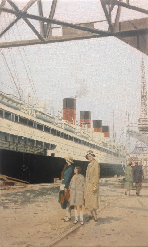 FRANCE - Le Cateau / Oel auf Leinwand 20x30 / 2017