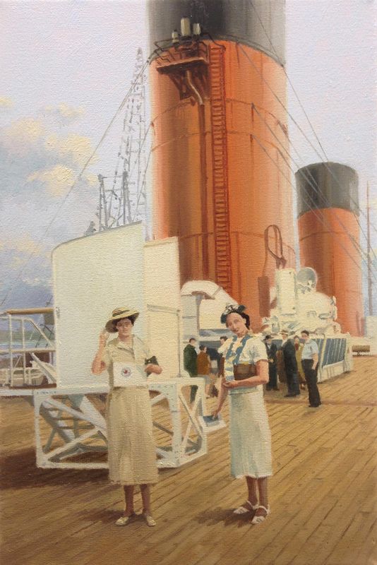 ILE DE FRANCE / Oel auf Leinwand 20x30 / 2017 *