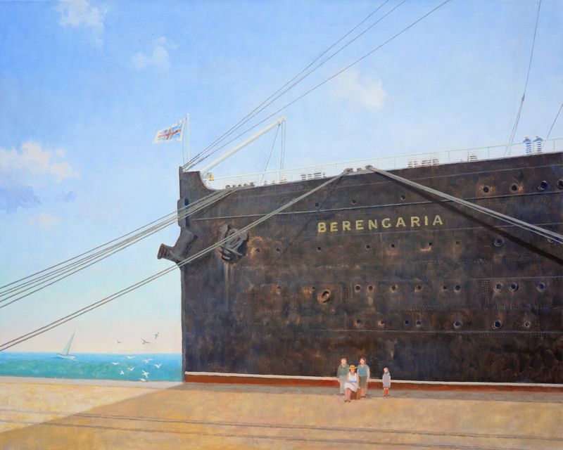 BERENGARIA / Oel auf Leinwand 95.5x77 / 2025