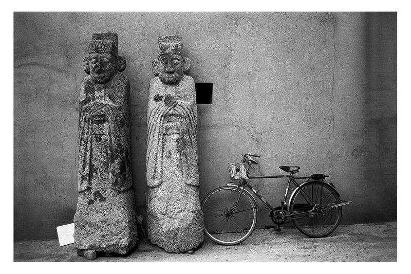 South Korea Statue Bike