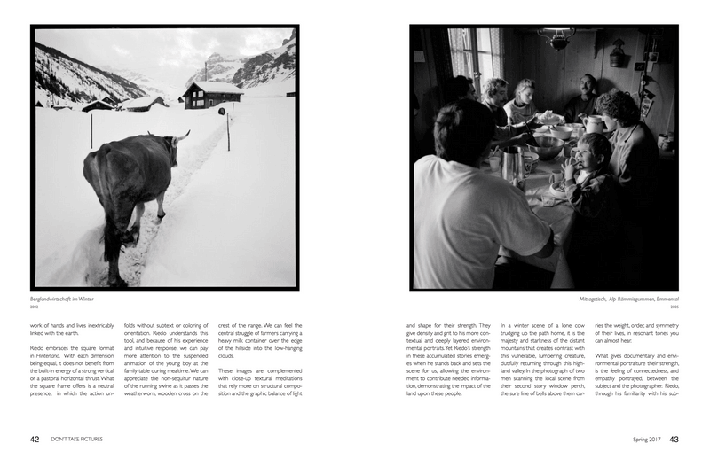 Auszüge aus der Serie HINTERLAND iDON&#39;T TAKE PICTURES Issue 8 / 2017 Text von Franz Nicolay