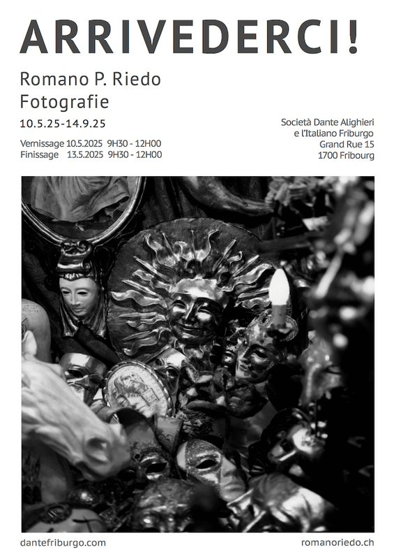 FLYER EXPO Ausstellung Società DANTE Friburgo
10.5.-14.9.2025