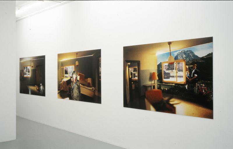 Ausstellungsansicht Galerie Urs Meile, SANTA BARBARA 1-3