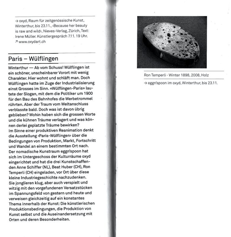 KUNSTBULLETIN  11 / 2008