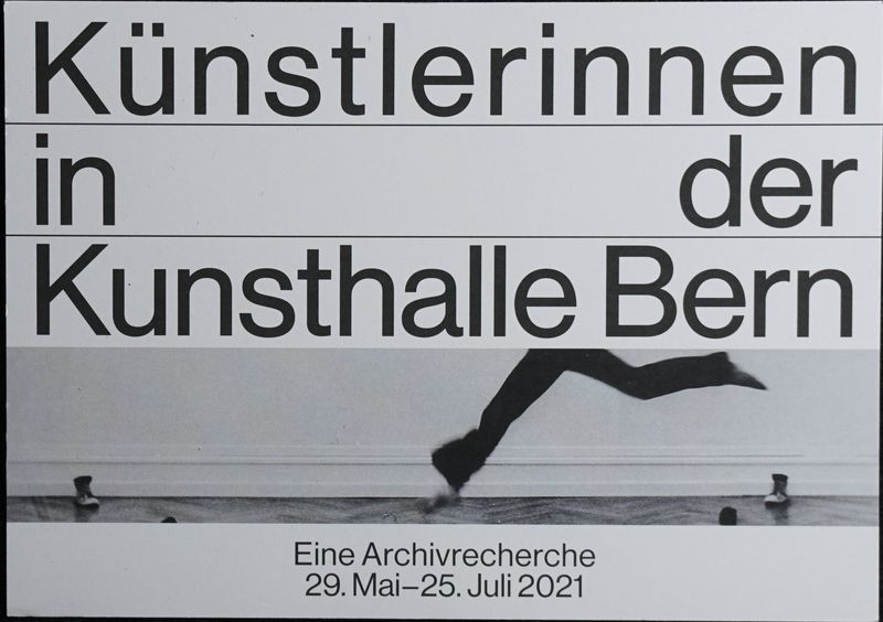 "Künstlerinnen in der Kunsthalle Bern"