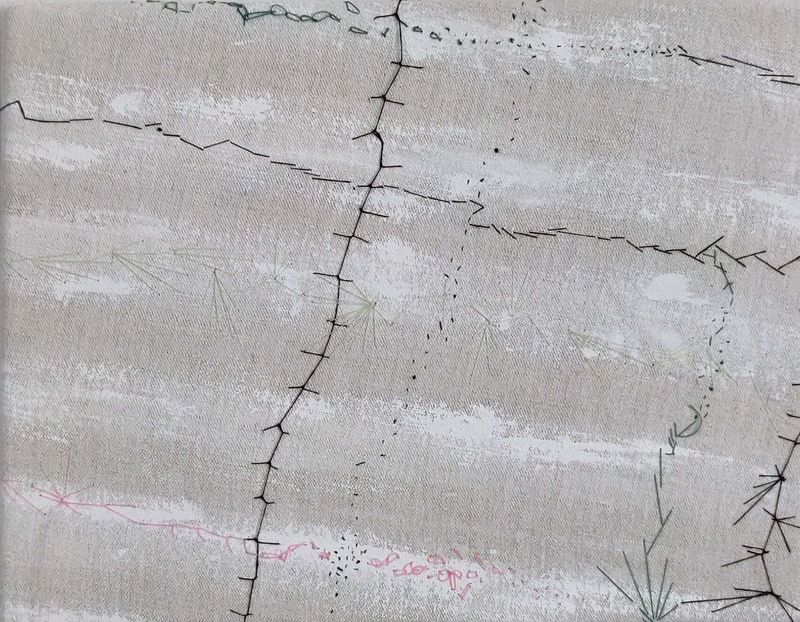 Komposition ohne roten Faden Nr. 6, 2025 20 x 24 cm