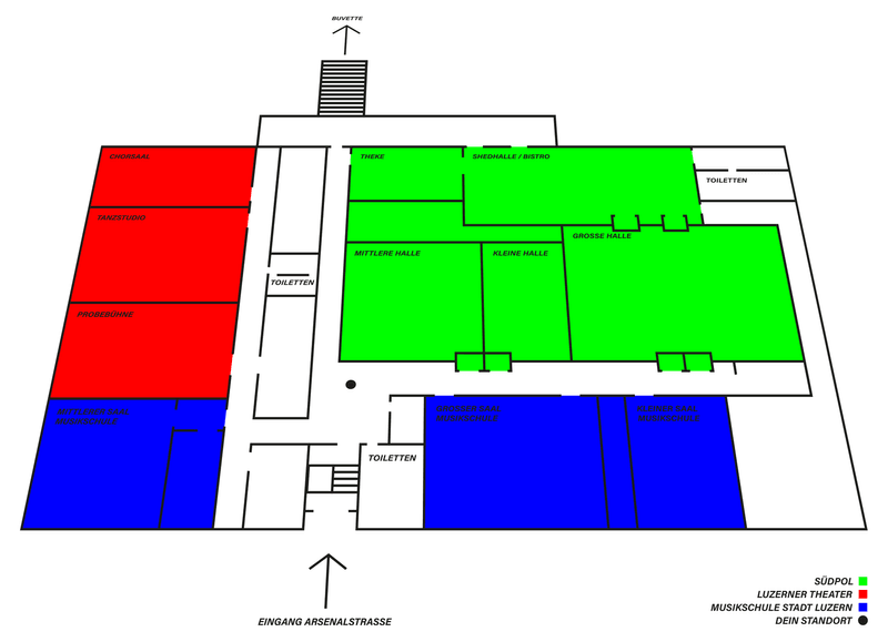 Lageplan Kulturhaus Südpol