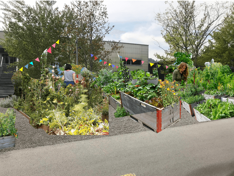 Visualisierung Garten