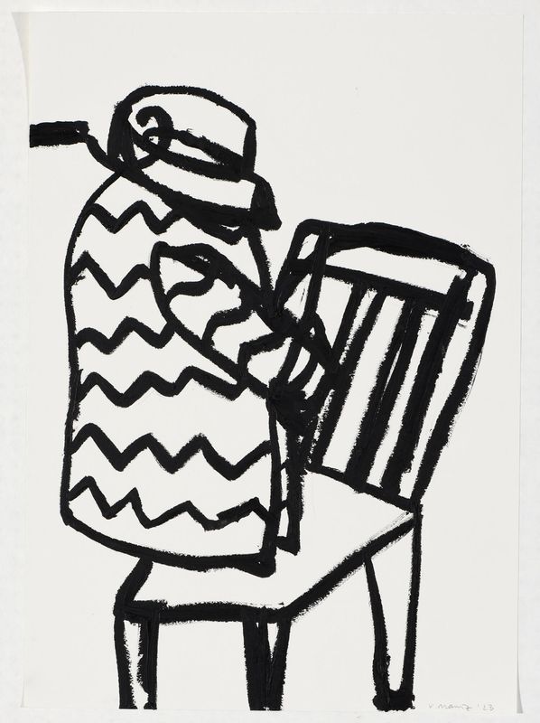 A chair and a coat