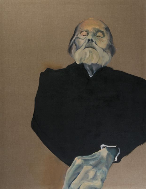 R.I.P. REALLY INTERESTING PEOPLE: Jan Balet (1913 - 2009) 190 x 150 cm each, oil on raw linen, 2009/2010