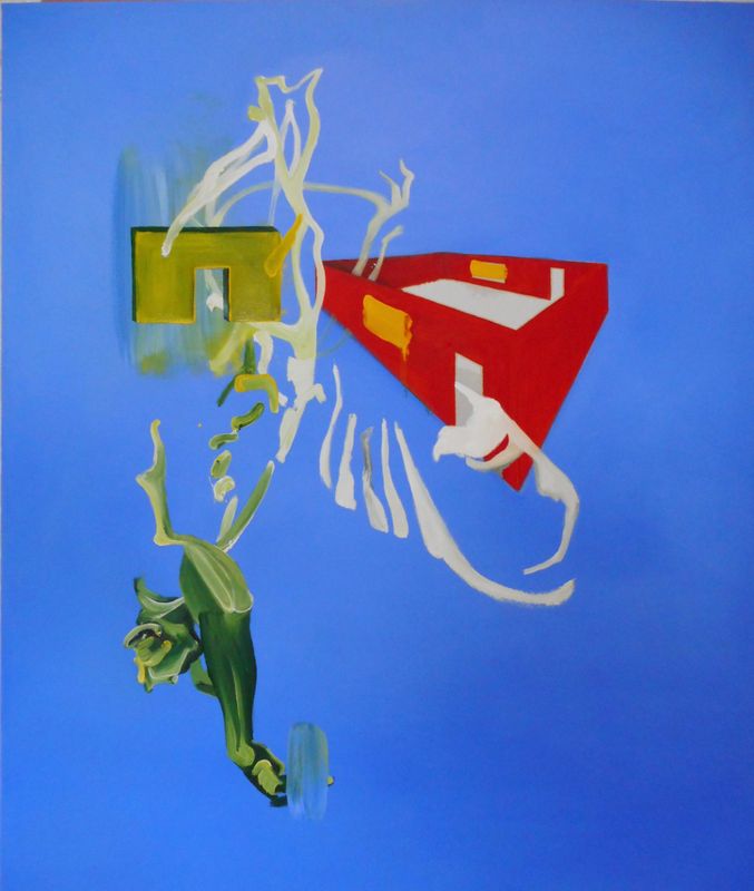WIP: sin titulo (2019.5), 130 x 110 cm, Öl auf Leinwand, 2019