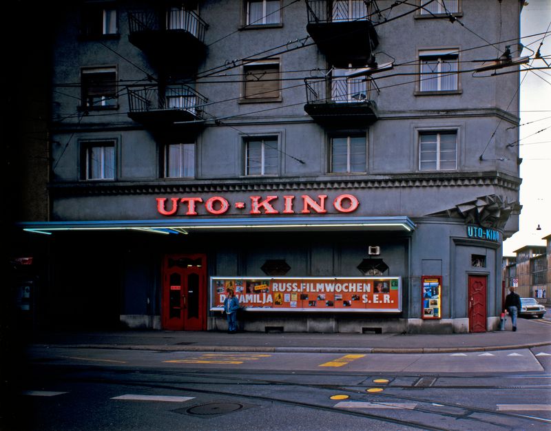 1991 Kino Uto Nr 12 Farbdia (©2015, ProLitteris, Zürich), Großformat 4 x 5 inch Planfilm