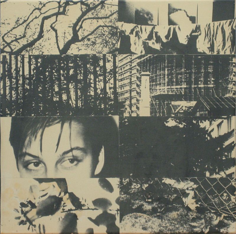 1991/92-2002 Nr 6 (©2014, ProLitteris, Zürich), 50 x 50 cm, Öl auf Fotoleinwand