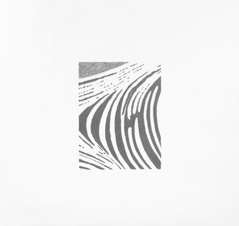 2010 Zeichnung Nr 9 (©2015, ProLitteris, Zürich), 27.7 x 28.9 cm, Bleistift auf Papier
