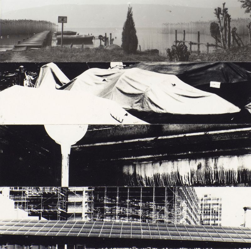 1991-92 Original-Montagen Nr 17 (©2015, ProLitteris, Zürich), 7.9 x 7.9 cm, Vintageprints auf Barytpapiere, aufgezogen