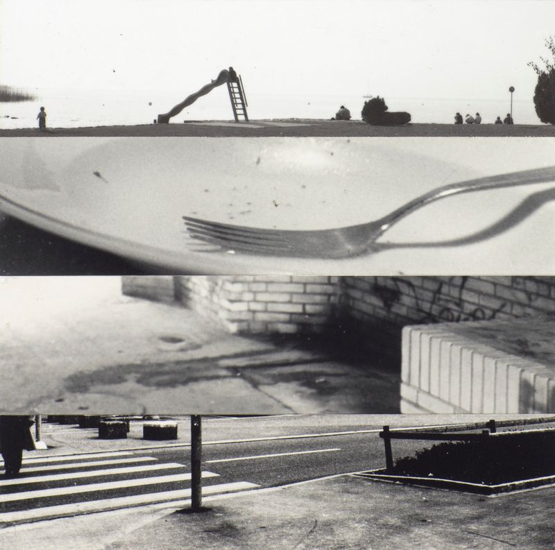 1991-92 Original-Montagen Nr 20 (©2015, ProLitteris, Zürich), 7.9 x 7.9 cm, Vintageprints auf Barytpapiere, aufgezogen