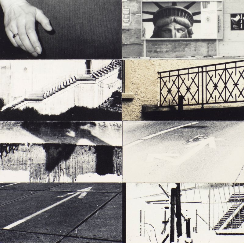 1991-92 Original-Montagen Nr 23 (©2015, ProLitteris, Zürich), 7.9 x 7.9 cm, Vintageprints auf Barytpapiere, aufgezogen