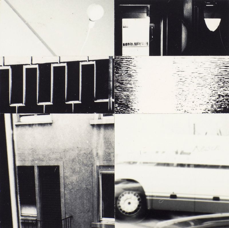 1991-92 Original-Montagen Nr 28 (©2015, ProLitteris, Zürich), 7.9 x 7.9 cm, Vintageprints auf Barytpapiere, aufgezogen