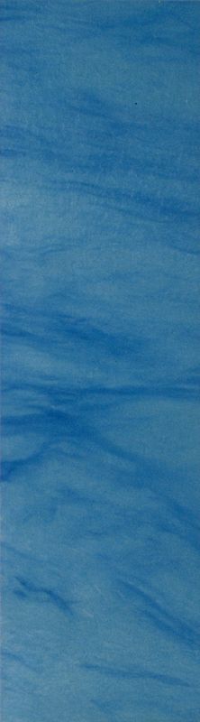 2002 Wasser Nr 4 (©2014, ProLitteris, Zürich), 106 x 30 cm, Öl und Dispersion auf Papier