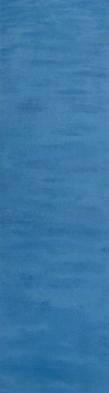 2002 Wasser Nr 6 (©2014, ProLitteris, Zürich), 107 x 30 cm, Öl und Dispersion auf Papier