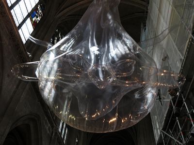 Ausstellungsansicht: Église Saint-Merri beside Centre Pompidou, Paris / Fotos: Simon Egli