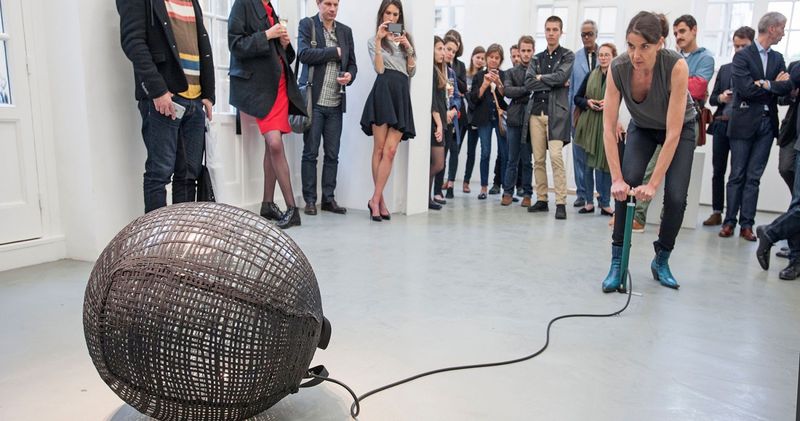 lüften, Galerie Mitterrand, Paris, 28.5. 2015. Photo: Raphael Fanelli