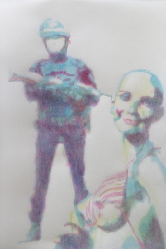 Annatina Graf, Mes voisins inconnus, 2017, Öl auf Papier, 42 x 29.7 cm. © Annatina Graf
Photo: Annatina Graf