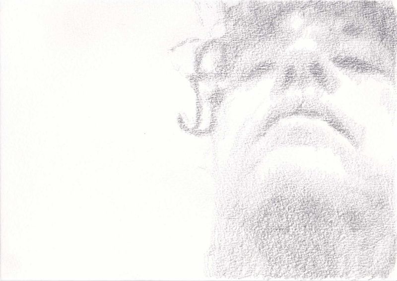 Annatina Graf, Moments 93, 2013, Bleistift auf Papier, 21 x 29.7 cm.