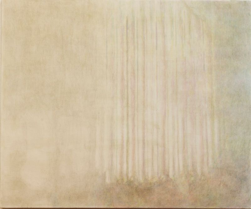 Annatina Graf, Was bleibt, 2018, Acryl auf Baumwolle, 100 x 120 cm.