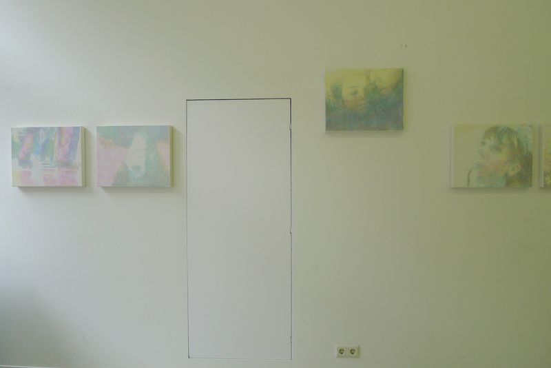 Ausstellungsansicht mit Werken von Annatina Graf in der Galerie BMB, Amsterdam, 2012.