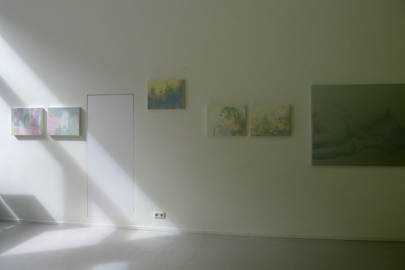 Ausstellungsansicht mit Werken von Annatina Graf in der Galerie BMB, Amsterdam, 2012.