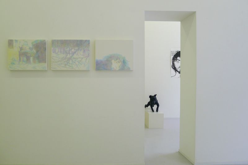 Ausstellungsansicht mit Werken von Annatina Graf in der Galerie BMB, Amsterdam, 2012.