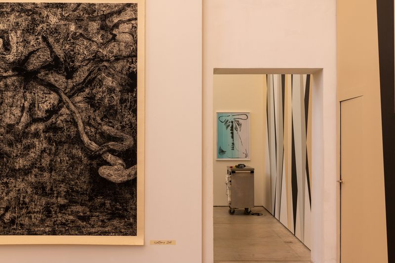 Ausstellungsansicht «Aktion Winterhilfe» im Haus der Kunst St. Josef, Solothurn, 2021.